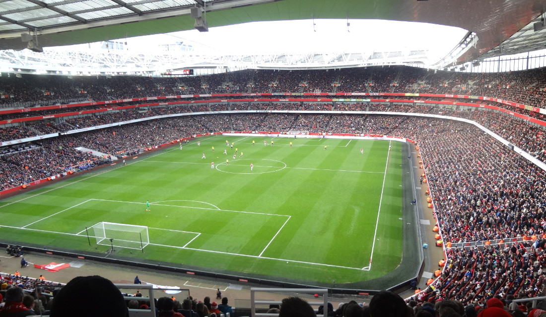 Emirates Stadium during a day match