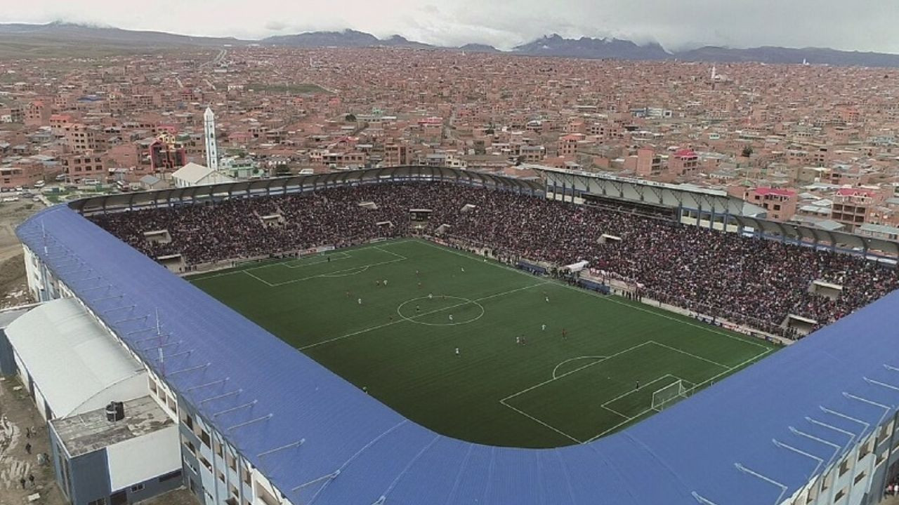 Estadio de Villa Ingenio is one of the highest altitude football stadiums