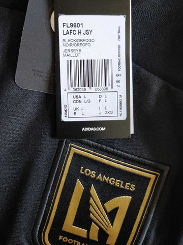 Example of a genuine Adidas tag with the club abbreviation &quot;LAFC&quot;