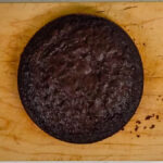 round cake on board
