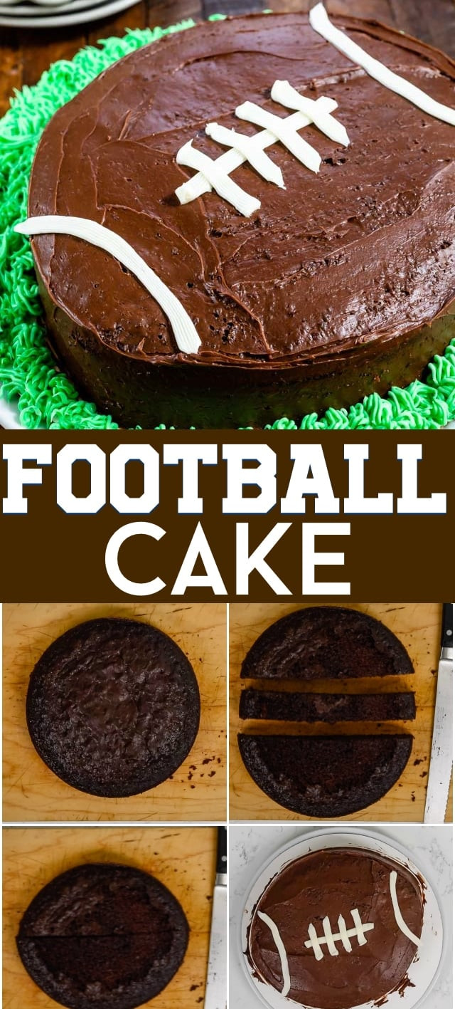 Ingredients for football cake