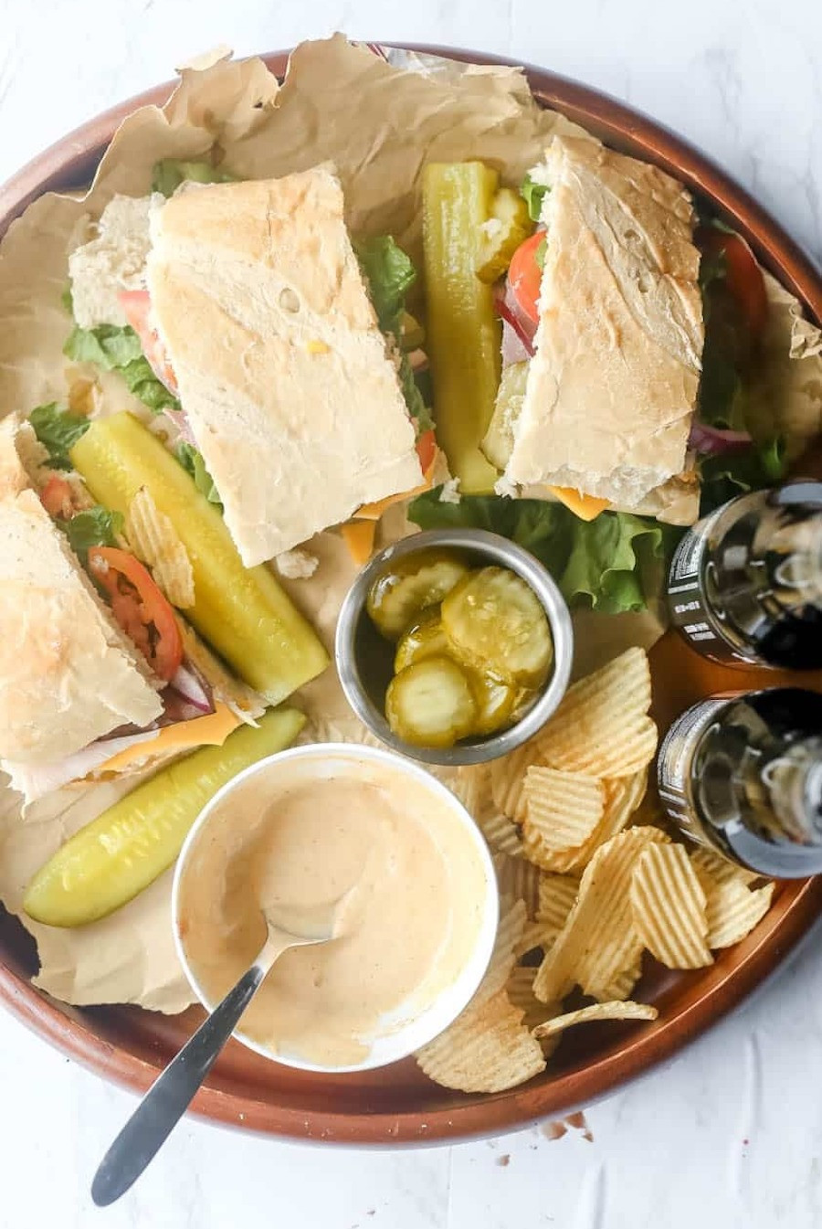 Game Day Party Sub Sandwich