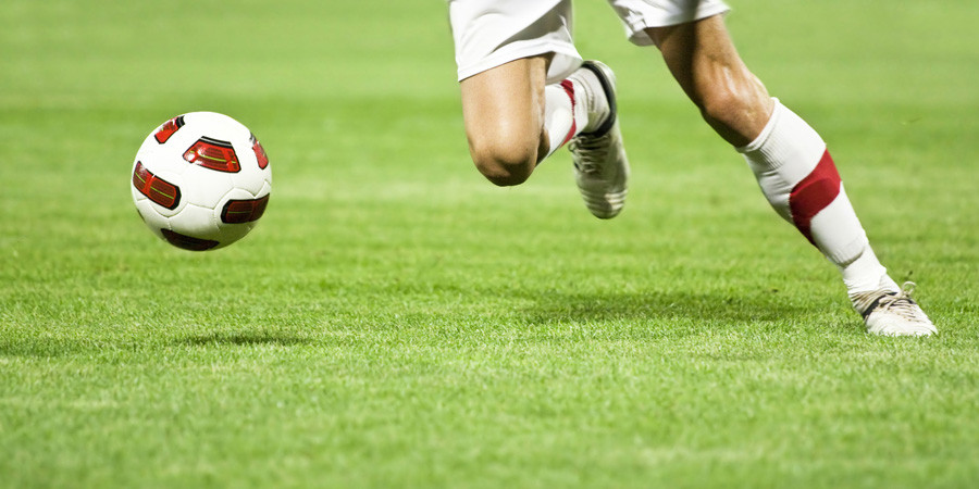 Footballer Running