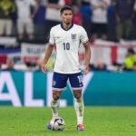 England Euro 2024 squad Jude Bellingham of England during the Semi-Final - UEFA EURO 2024 match between Netherlands and England at BVB Stadion Dortmund on July 10, 2024 in Dortmund, Germany. (Photo by Joris Verwijst/BSR Agency/Getty Images)