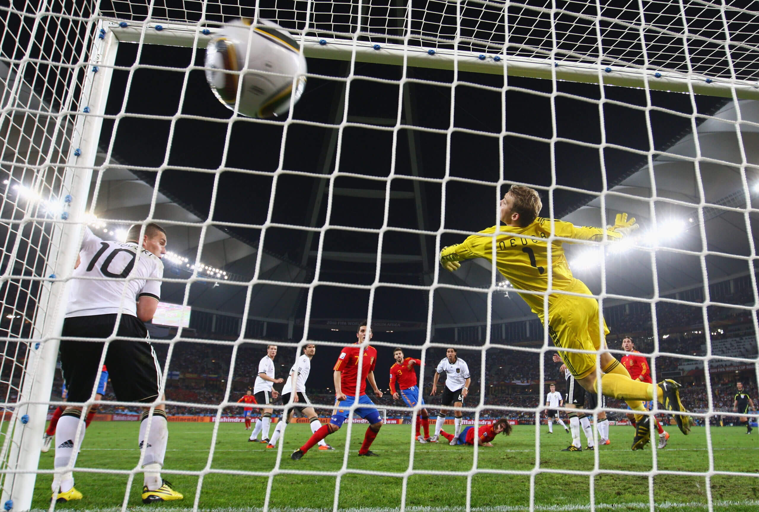 Spain and Germany met in the 2010 World Cup semi-final