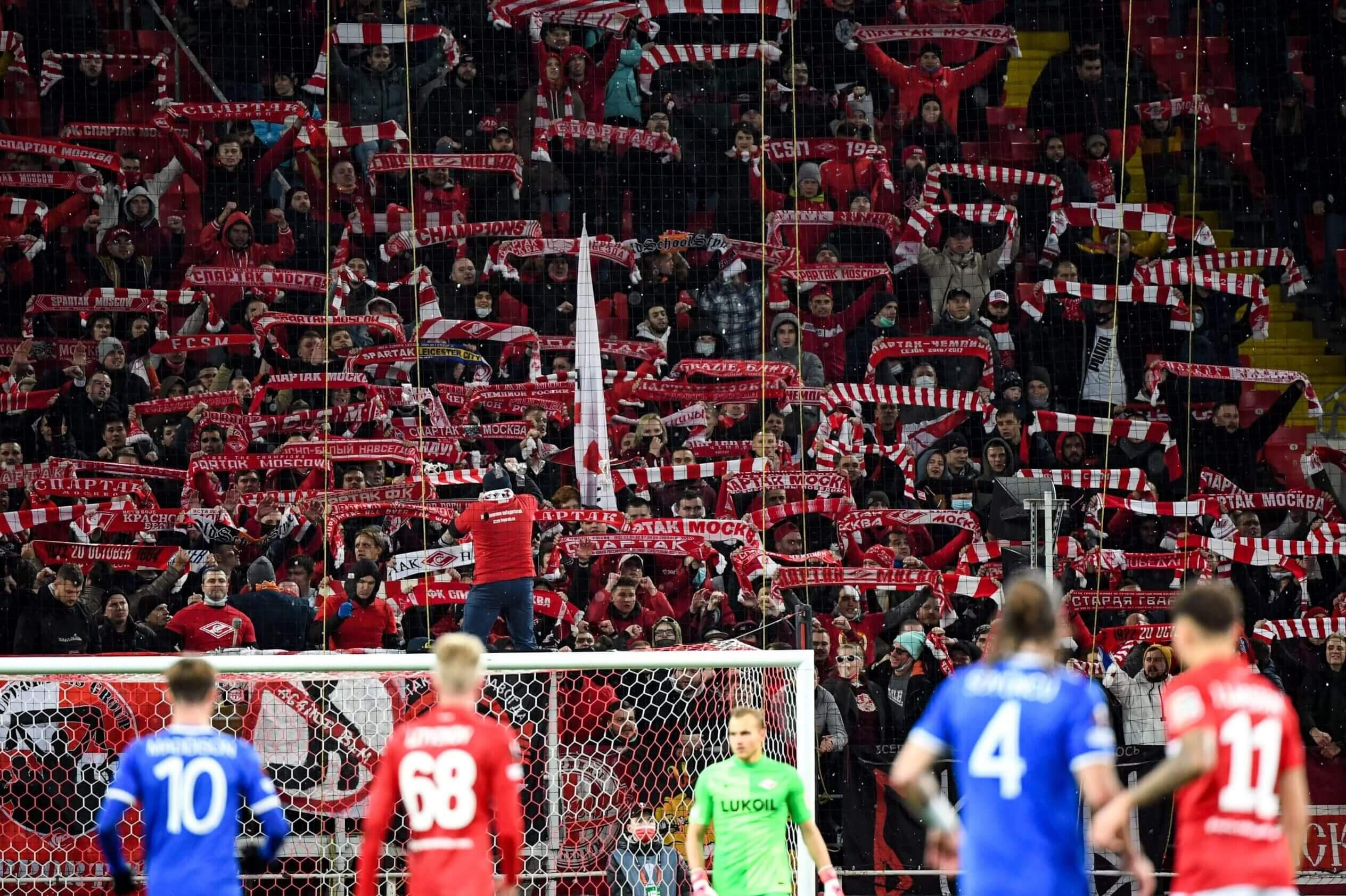 Spartak Moscow lost their Europa League spot in 2022