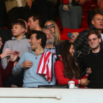 Kyril Louis-Dreyfus and Juan Sartori at a Sunderland AFC game, showcasing their co-ownership