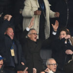 Gary Lineker cheering on Leicester City
