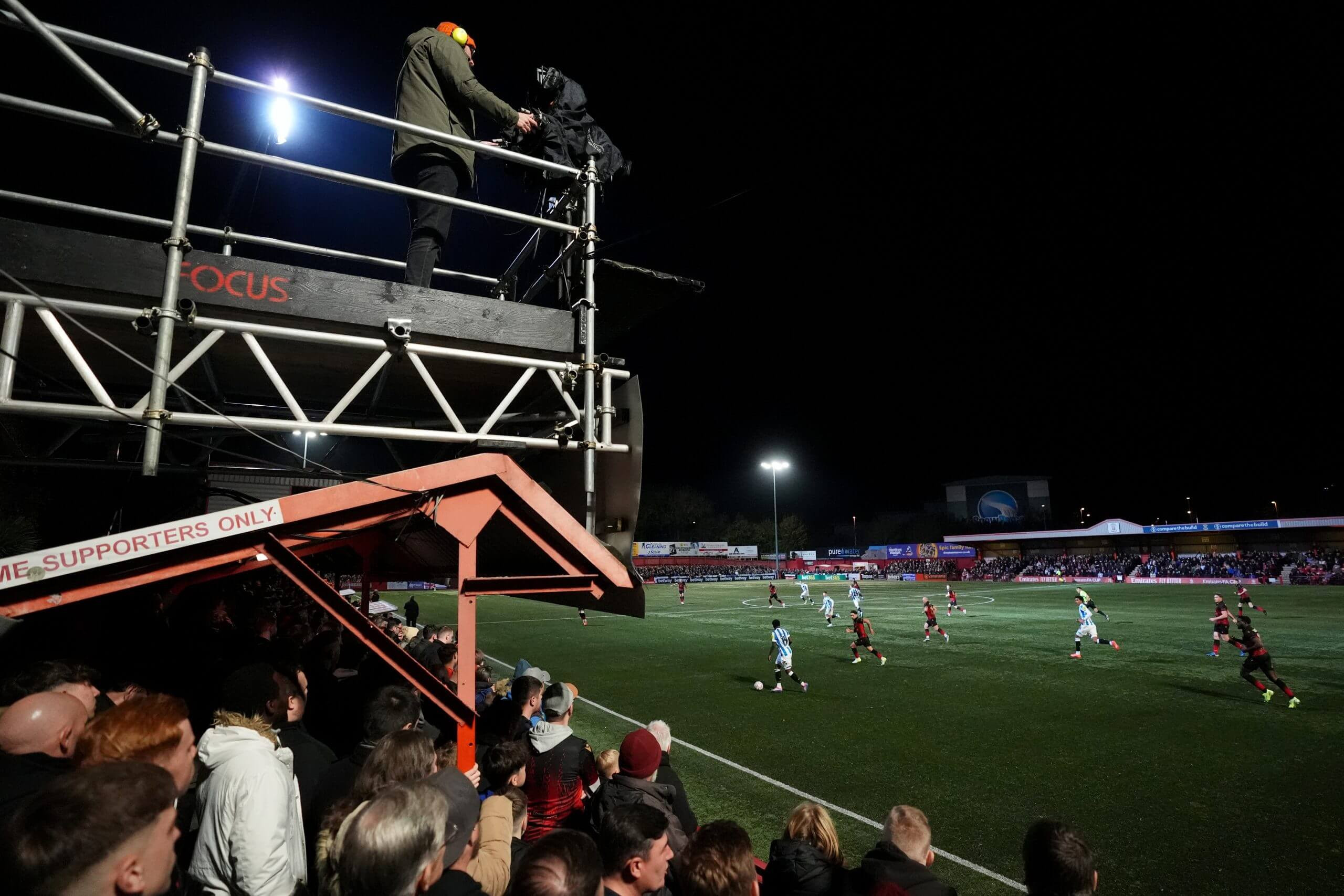 Tamworth FC FA Cup Win Over Huddersfield