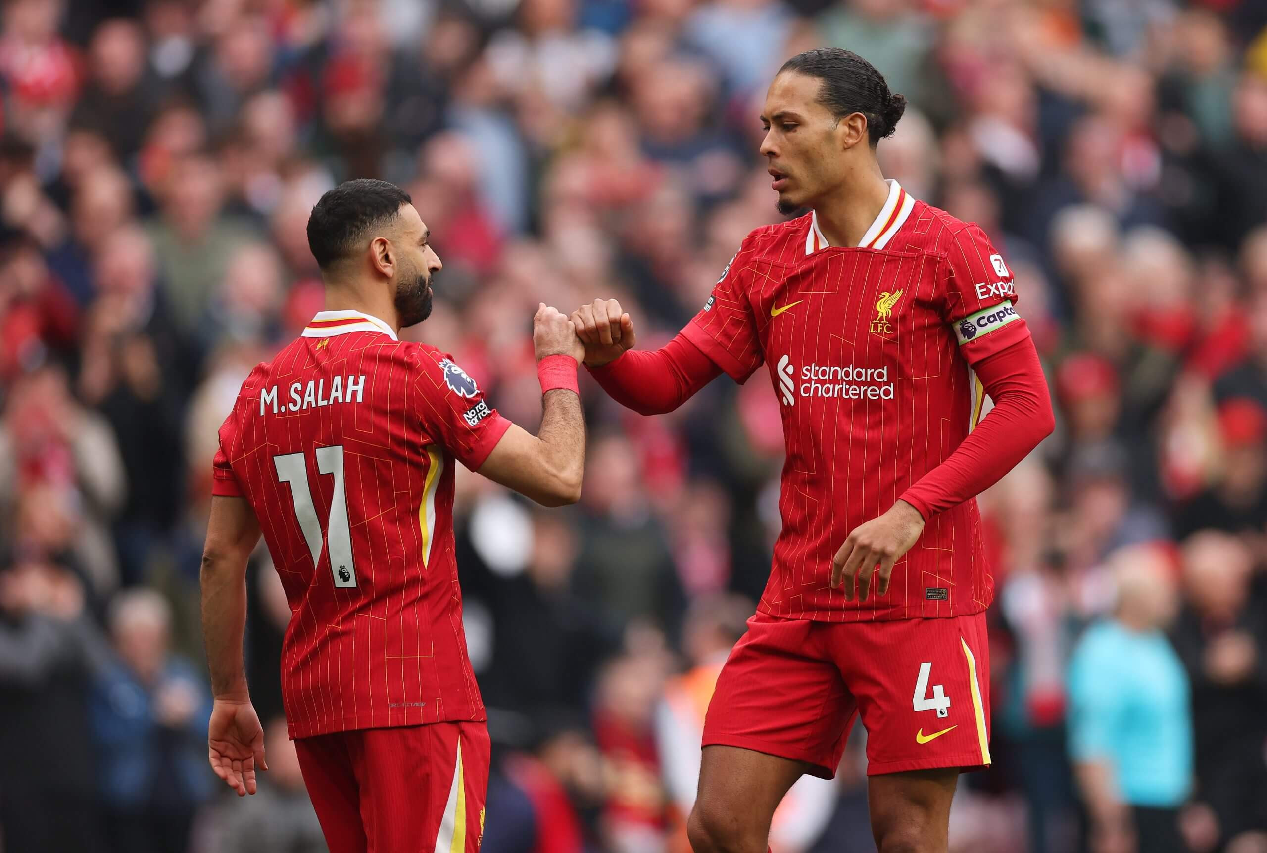 Salah and Van Dijk have been hugely influential this season