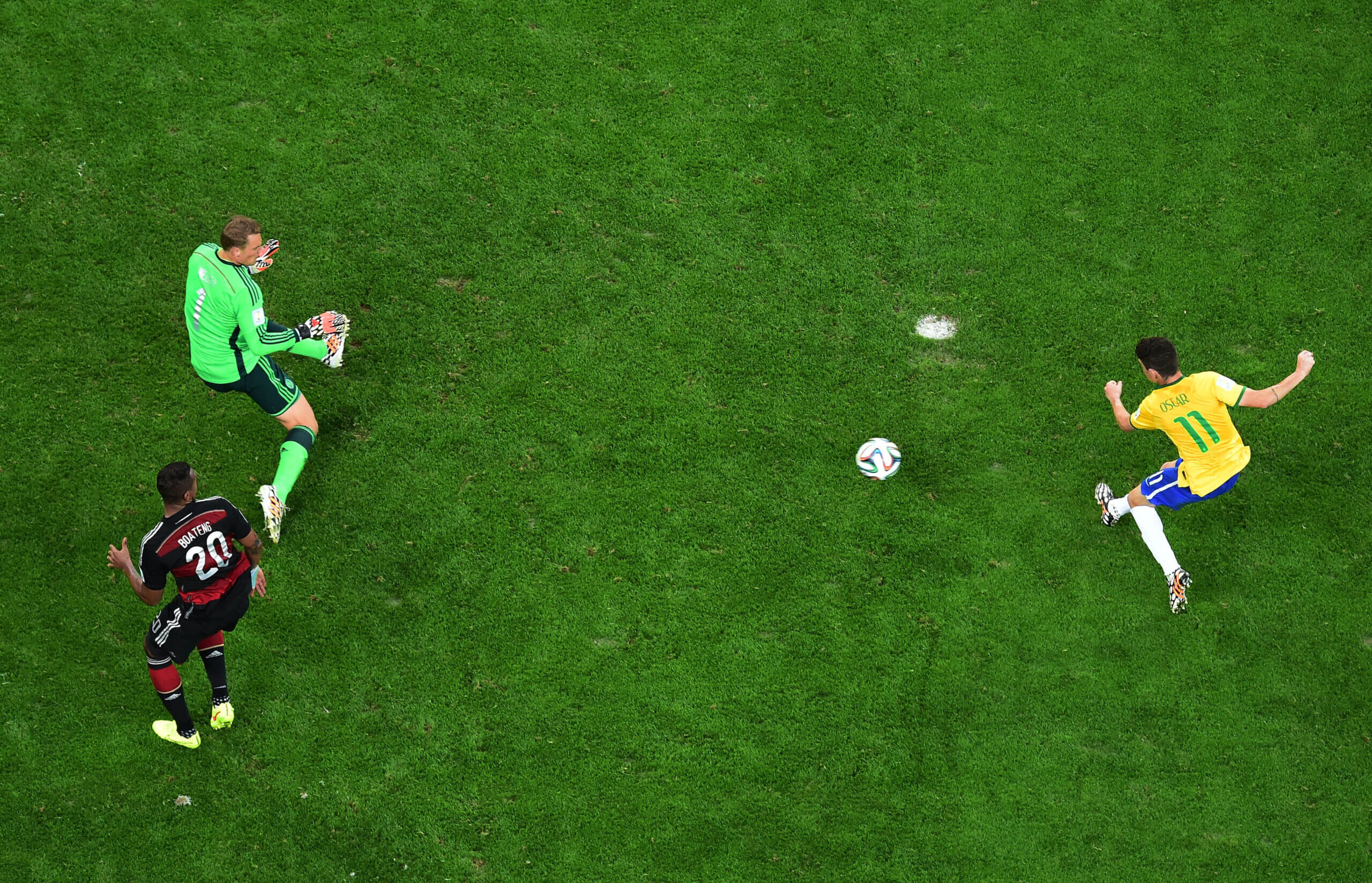 Oscar Scores Against Germany at the 2014 World Cup