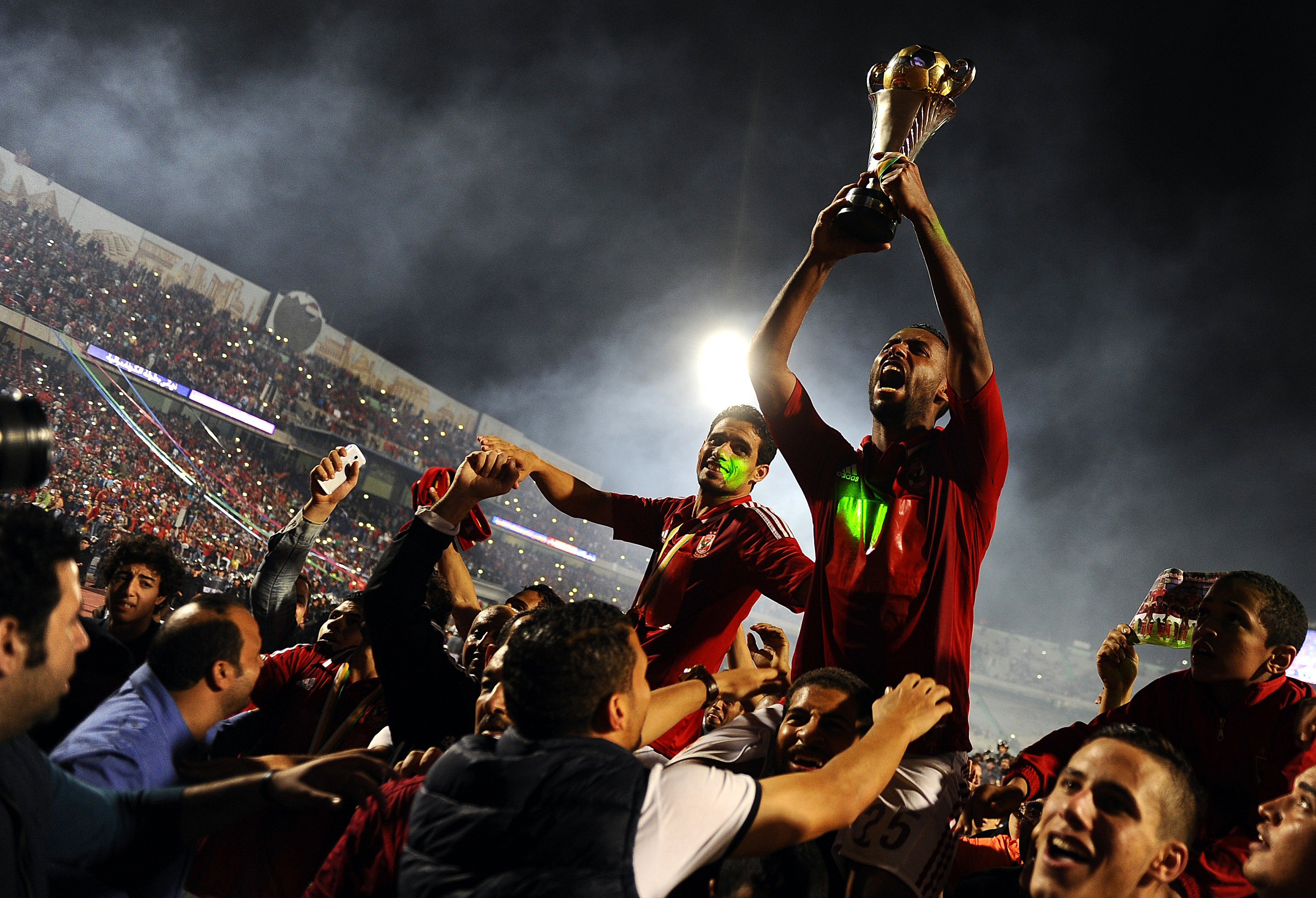 Hossam Ashour in action for Egypt