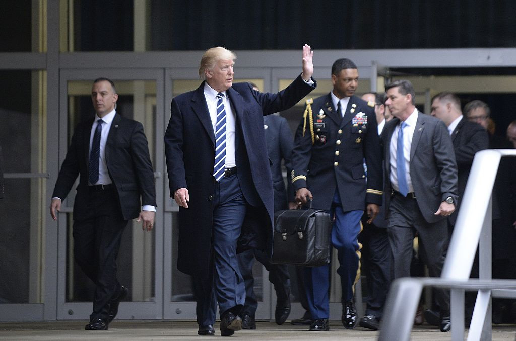 President Trump Speaks At CIA Headquarters