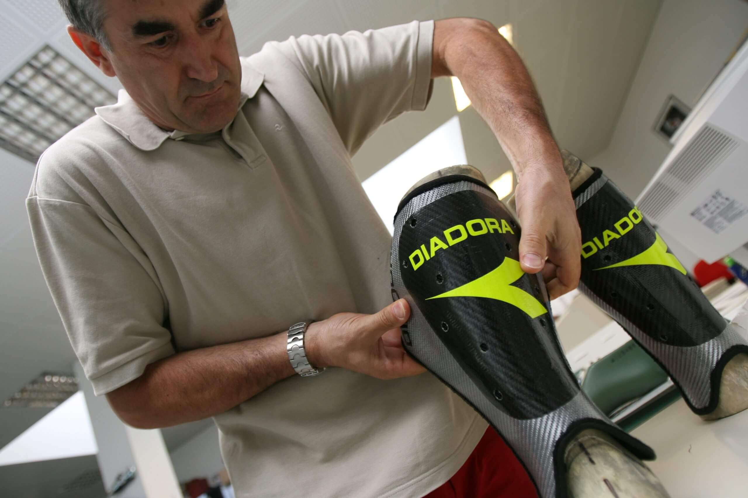 Roma’s Francesco Totti Custom-made Diadora shin pads