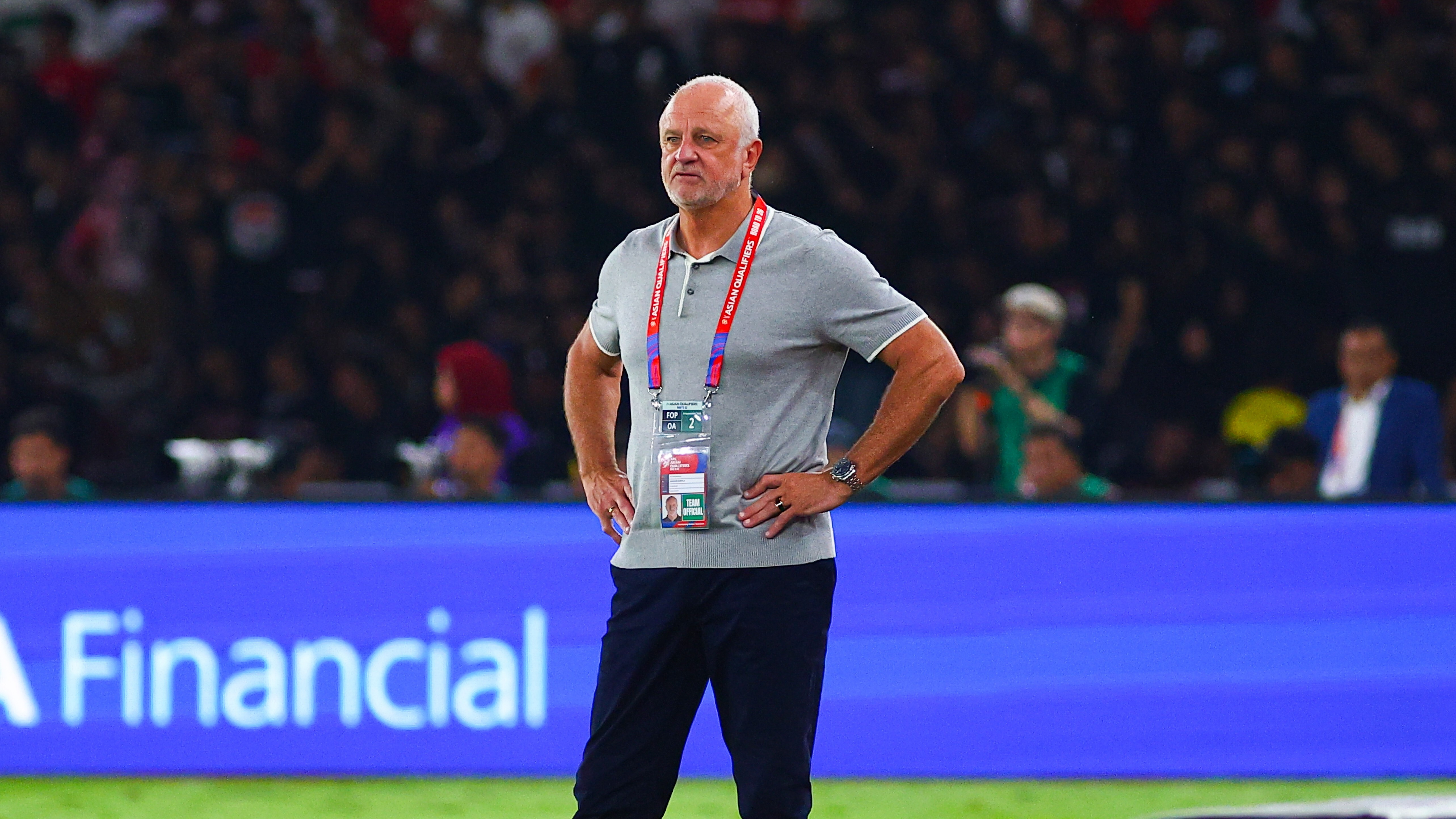 Graham Arnold, the new head coach of Iraq.