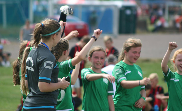 Football Team Captain Leading