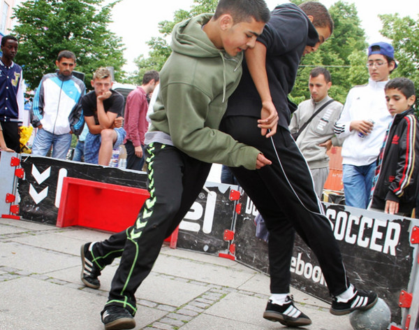Playing Panna Football in Ireland