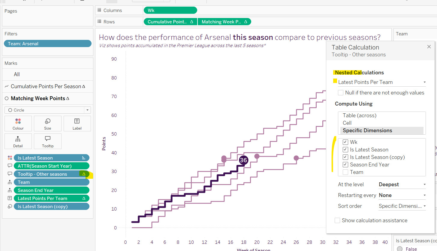 Adjusting the tooltip for other seasons for EPLsite football