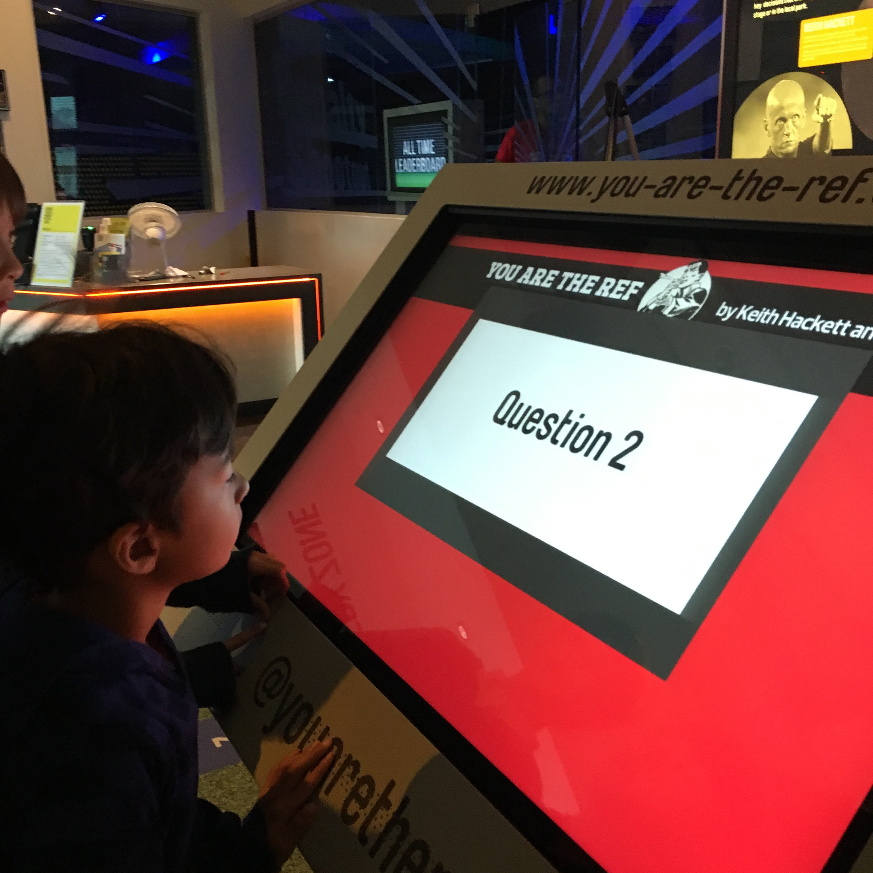 Referee Game at National Football Museum England