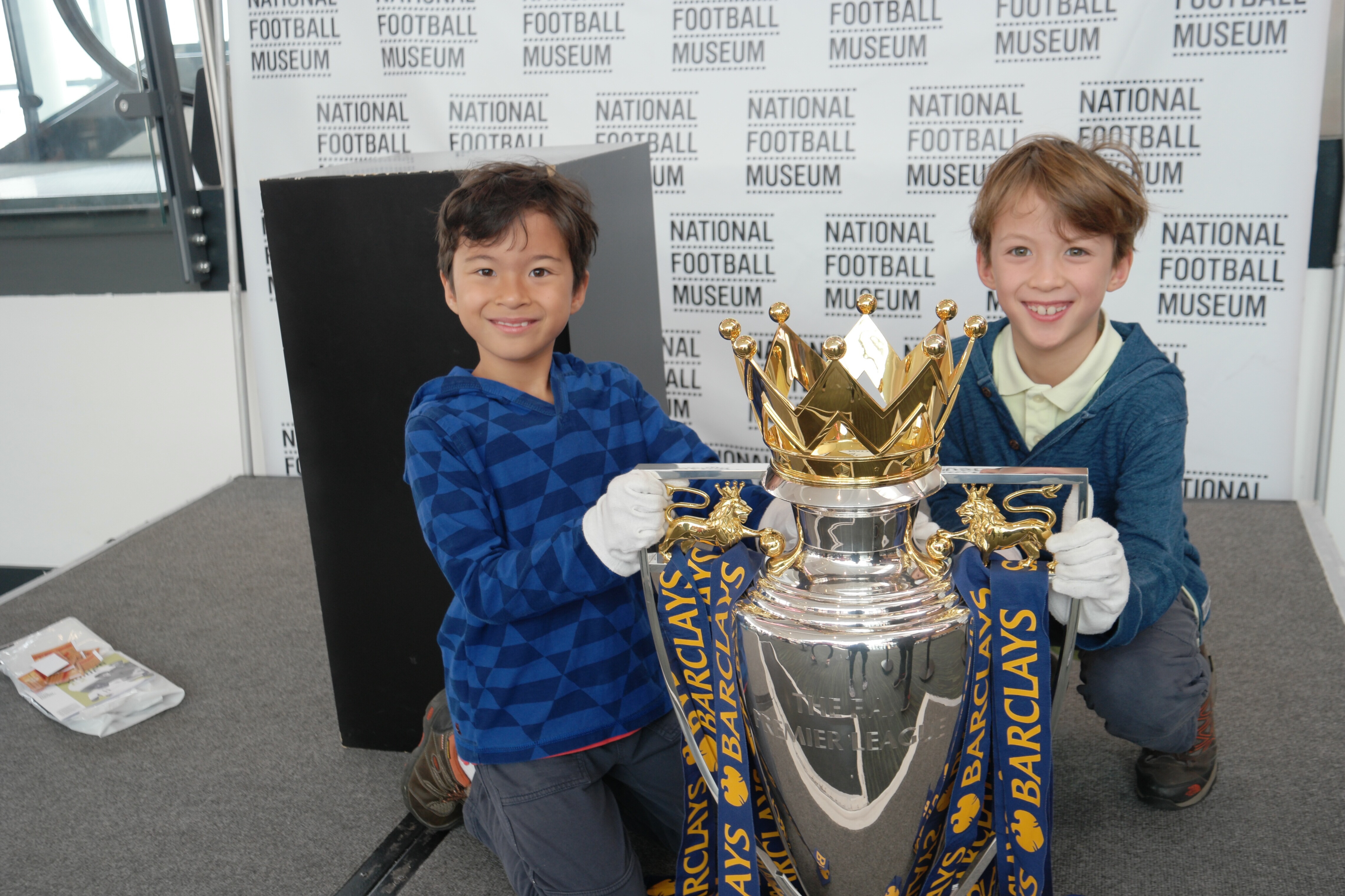 Premier League Trophy at the National Football Museum