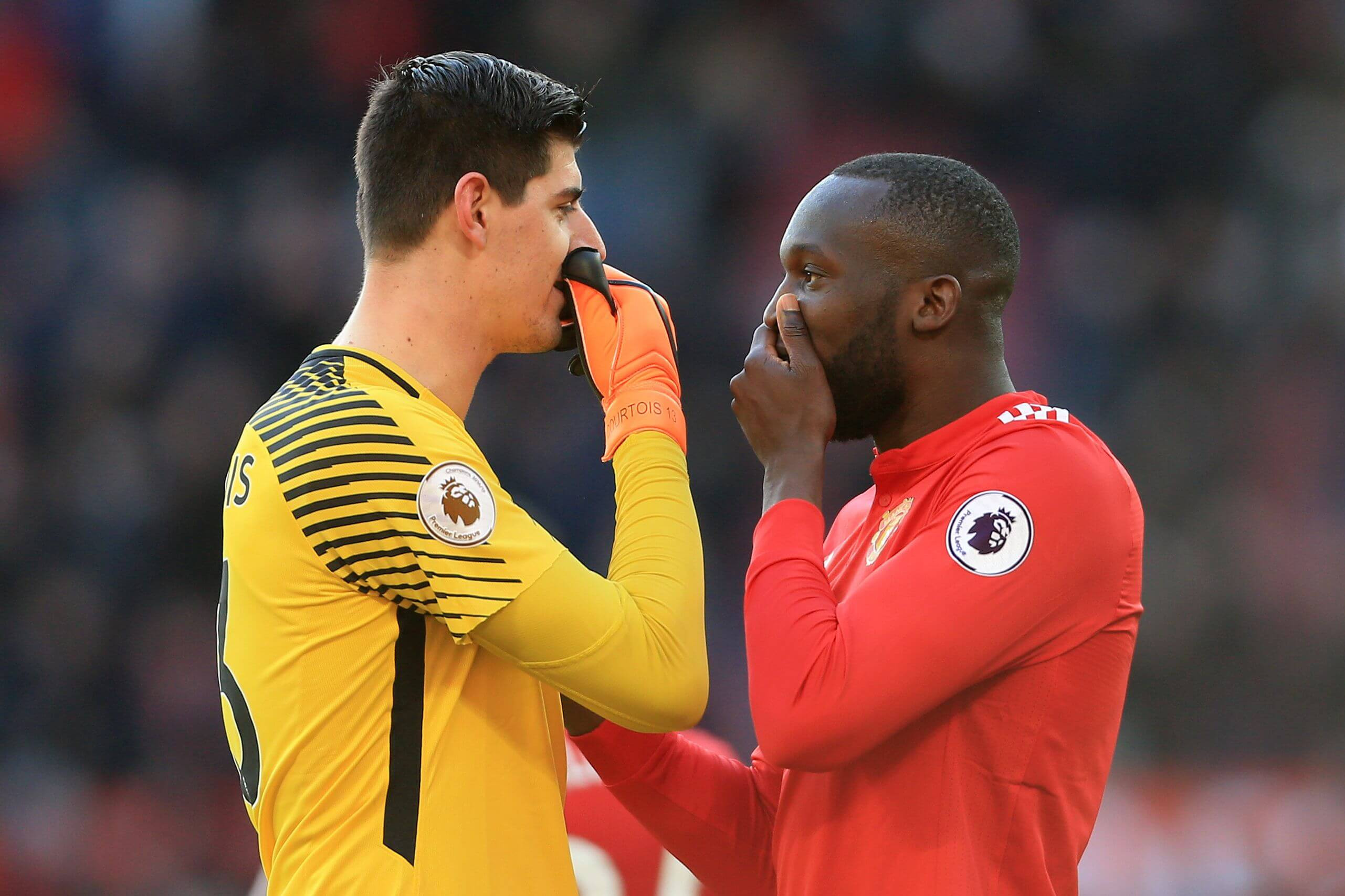 Thibaut Courtois and Romelu Lukaku have been playing against each other since they were young, creating a close bond when they’re together for the national team.