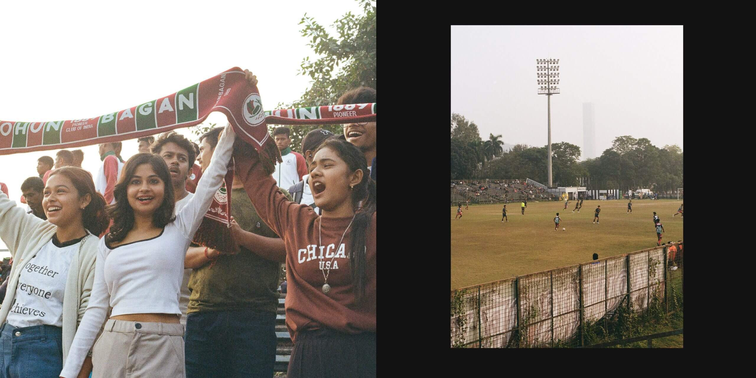 Young Mariners de Xtreme watch Mohun Bagan Under-17s against Mohammedan Sporting Under-17s