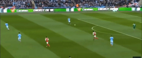 Inside of the foot first touch in football