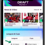 Enter code into the provided field to join a private Fantasy Football league