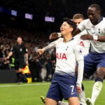 Tottenham's Son Heung-min celebrating a Premier League goal, showcasing the excitement of football