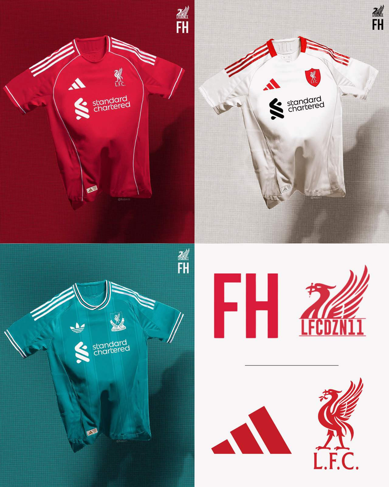 Adidas Liverpool 25-26 Kits Leaked Preview