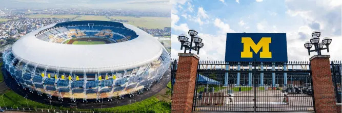 location of a stadium