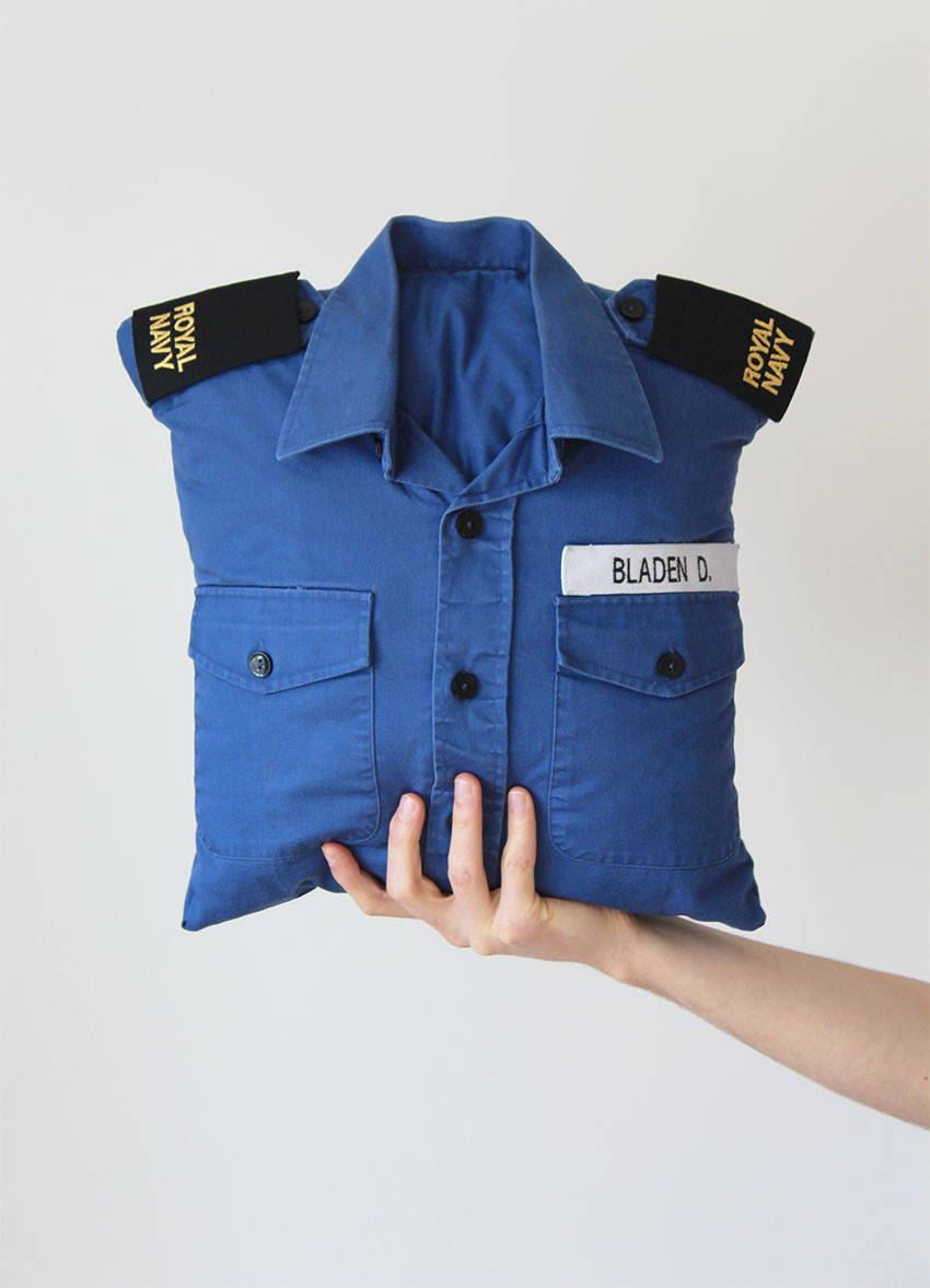 Football shirt and sewing supplies