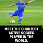 Meet the shortest active soccer player in the world, Marcin Garuch.
