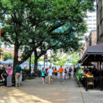 Market Square in downtown Knoxville, Tennessee