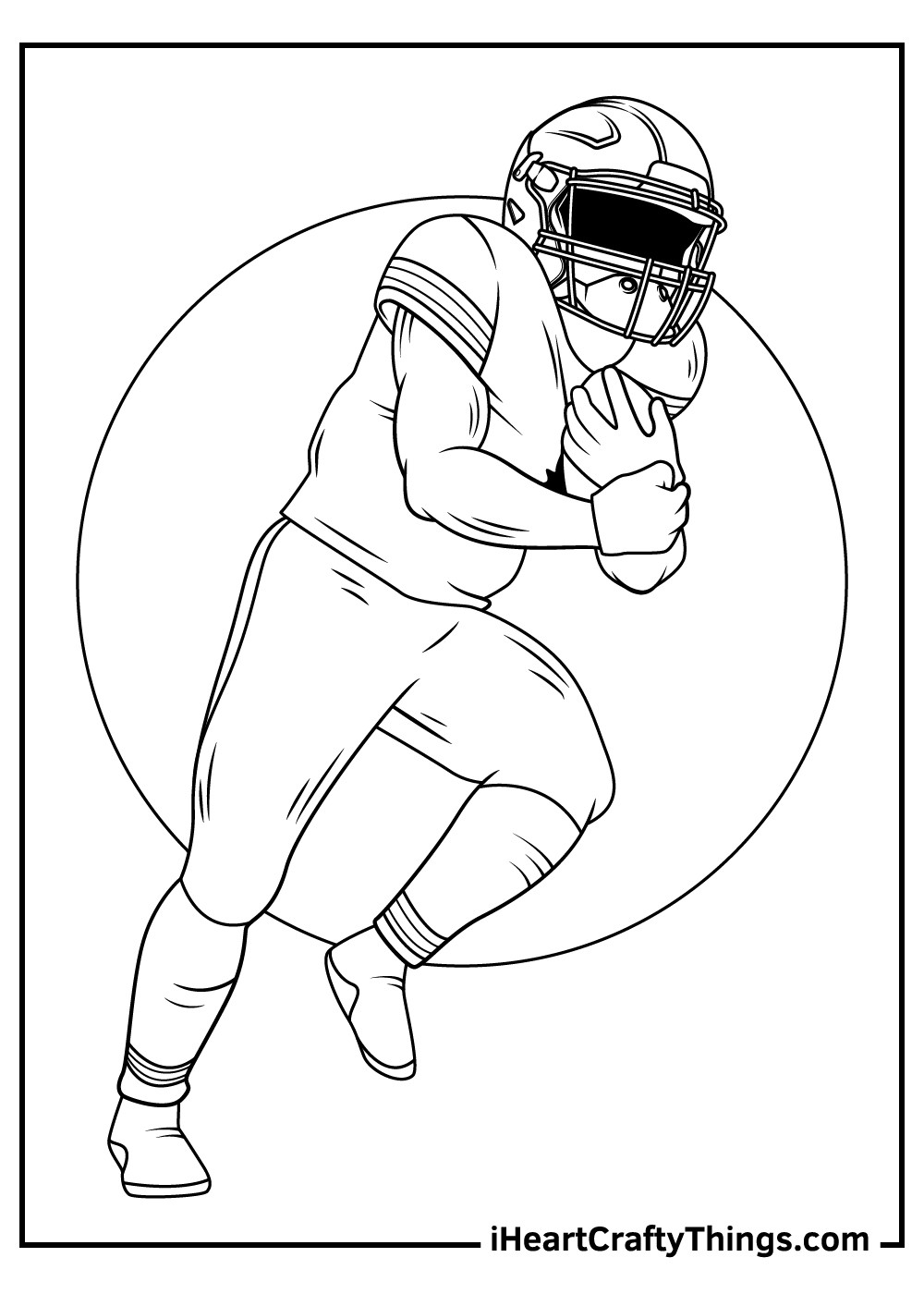 free printable NFL coloring pages for adults