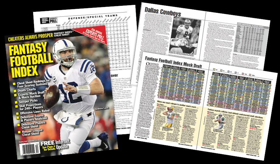 The Fantasy Football Index magazine cover
