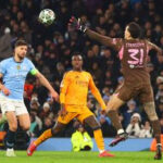 Ederson in action for Manchester City against Real Madrid
