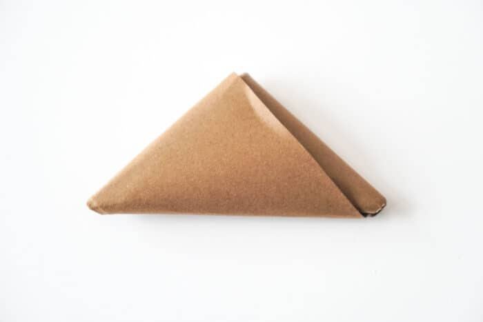 Finished paper football