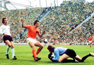 Johan Cruyff in the 1974 World Cup final