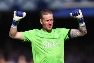 Jordan Pickford while in goal against Bournemouth