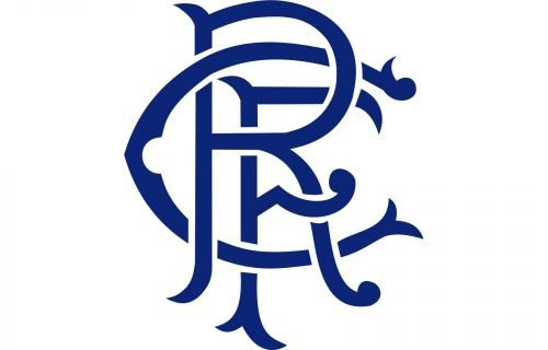 Rangers FC 1968 Logo featuring the iconic wishbone monogram