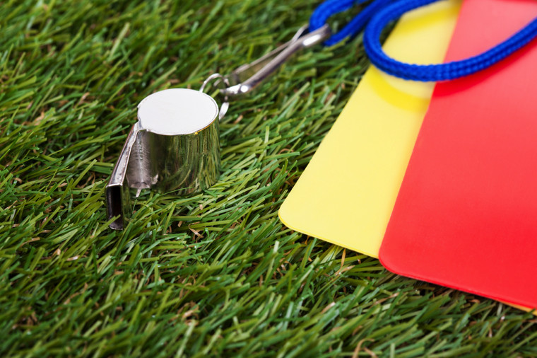 Referee Whistle and Cards