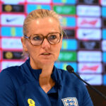Sarina Wiegman addresses the media on Monday afternoon