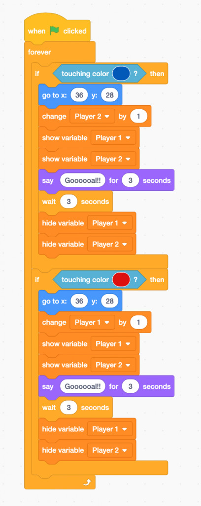 Goal Counting Script