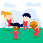Soccer player jogging on the field