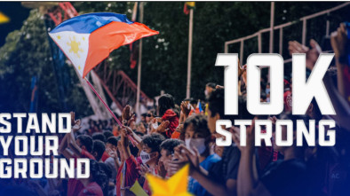 Azkals fans supporting the team