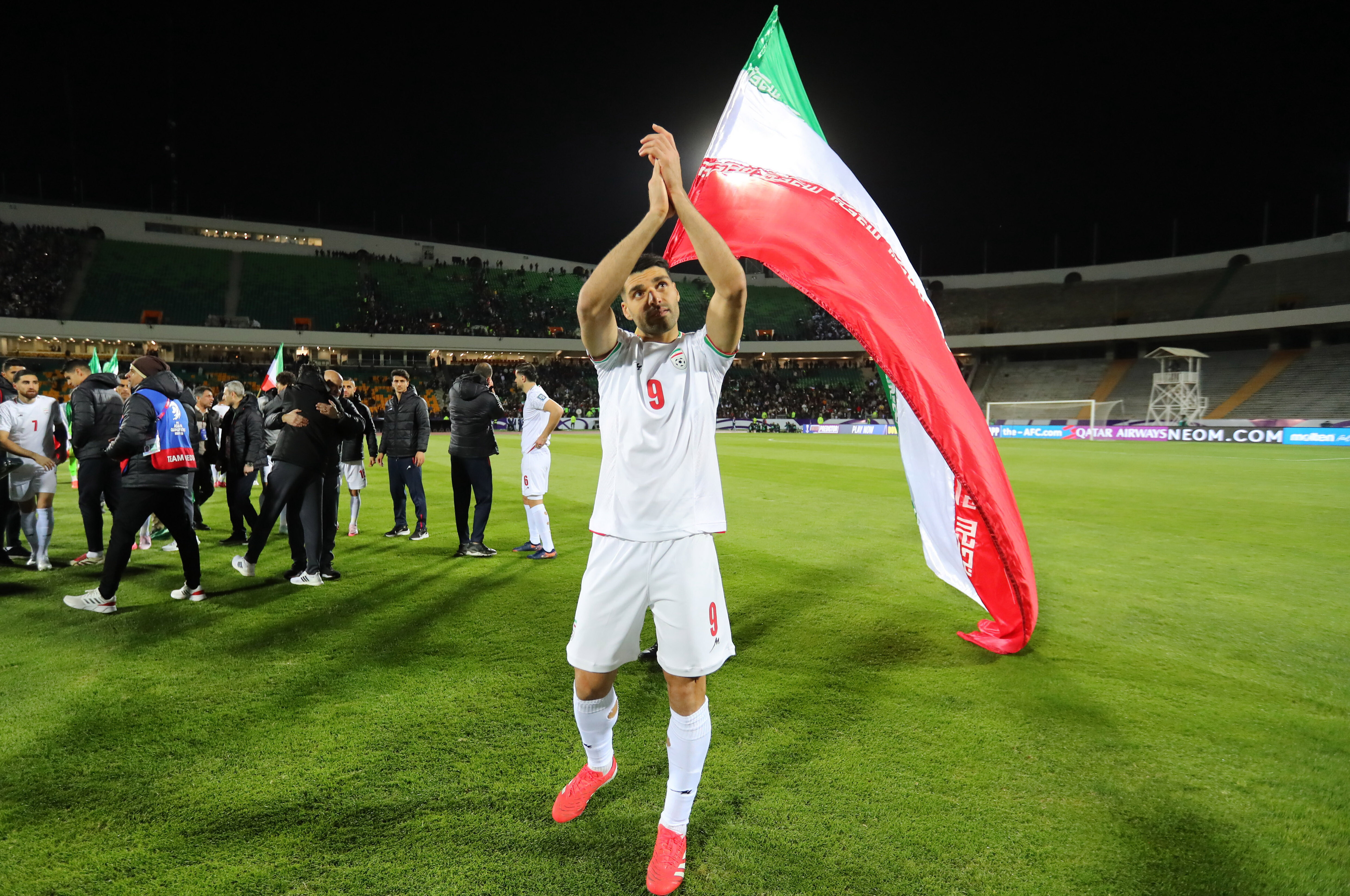 Mehdi Taremi, a key player for IR Iran, praised for his game-changing contribution.