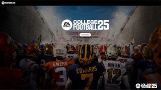 EA Sports College Football 25 Team Builder Main Screen