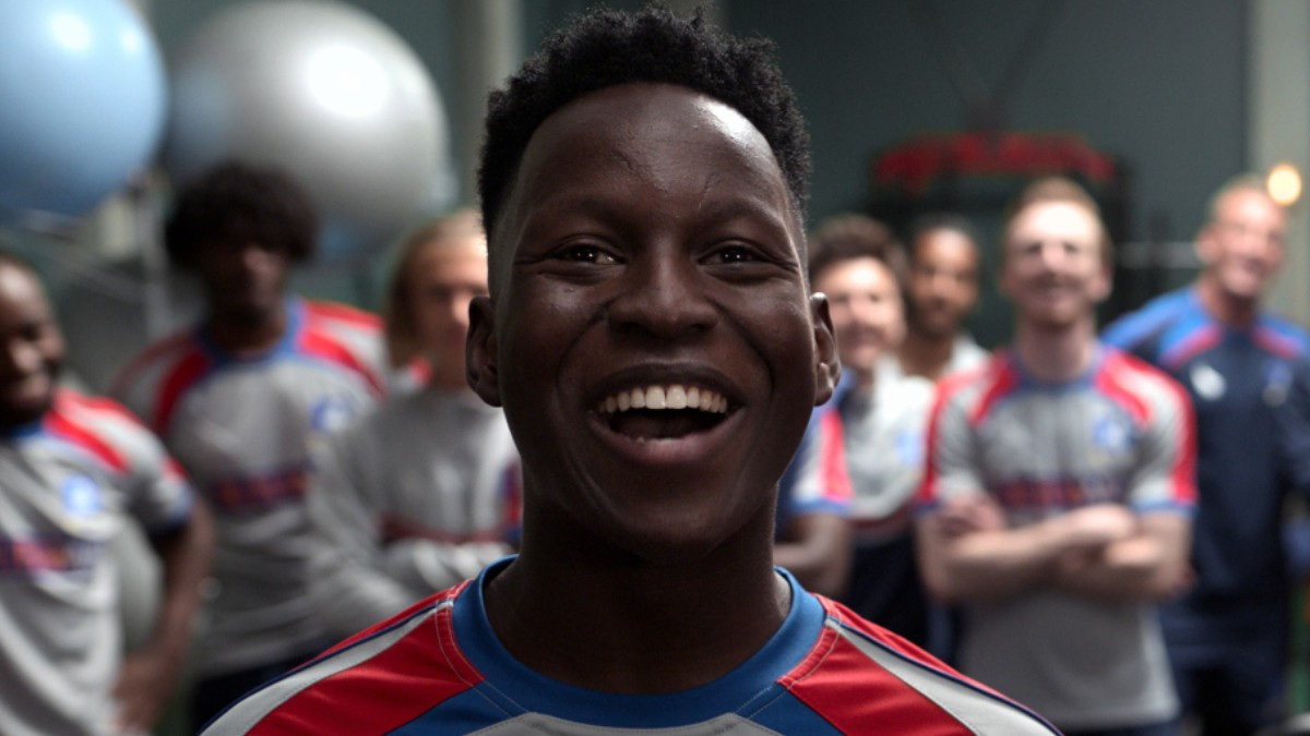 Toheeb Jimoh as Sam Obisanya in Ted Lasso