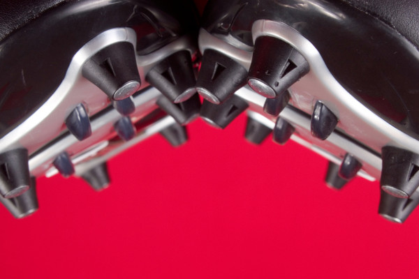 Football cleats with toe studs